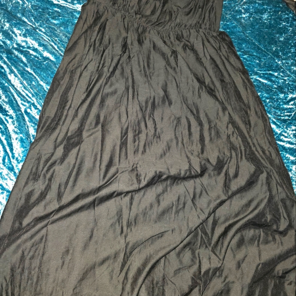 Banana Republic Black  Strapless Maxi Dress Size 18